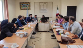 جلسه شورای آموزشی دانشگاه با حضور معاون محترم آموزشی، دانشجویی فرهنگی، مسئول نهاد نمایندگی مقام معظم رهبری در دانشگاه، حراست دانشگاه، دبیر شورای صنفی دانشجویان و اعضای دائمی شورا در سالن جلسه معاونت آموزشی برگزار گردید.